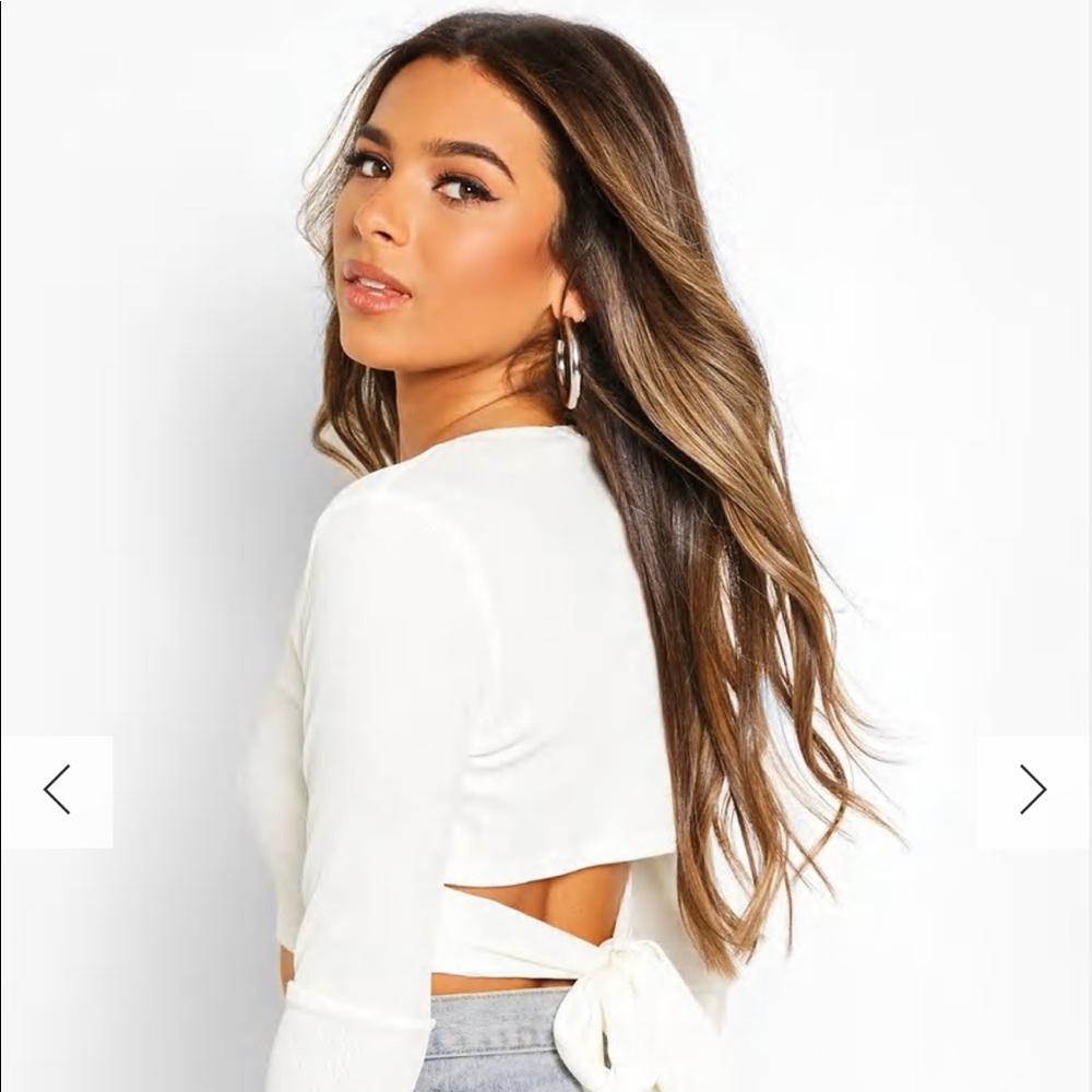 NEW Boohoo White Shirt